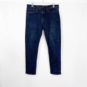 GAP Men's Slim Taper All Temp Jeans, Size 34 Waist x 30 Length, Blue